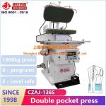 Buy cheap Scissors Type Automatic Garment Ironing Machine With Spray from wholesalers