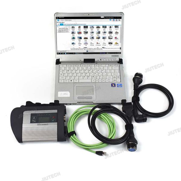 Buy cheap MB Star C4 Plus DOIP WIFI Function Diagnostic Tool CFC2 Laptop SD Connect C4 DTS Monaco/Vediamo For Benz Car W223 W206 from wholesalers