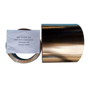 Buy cheap SGS 0.12x250mm Beryllium Copper Strip For Auto Electrical Appliances from wholesalers