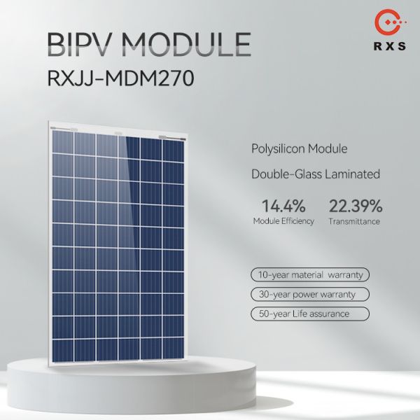 Higher Power BIPV Solar Panels Class A Polycrystalline Silicon Solar Cell