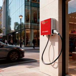 Buy cheap 20KW Smart DC EV Charger GBT CCS2 Wall-Mounted Home Use Gun Mount Fast Charging Station New Condition Plug and Play from wholesalers