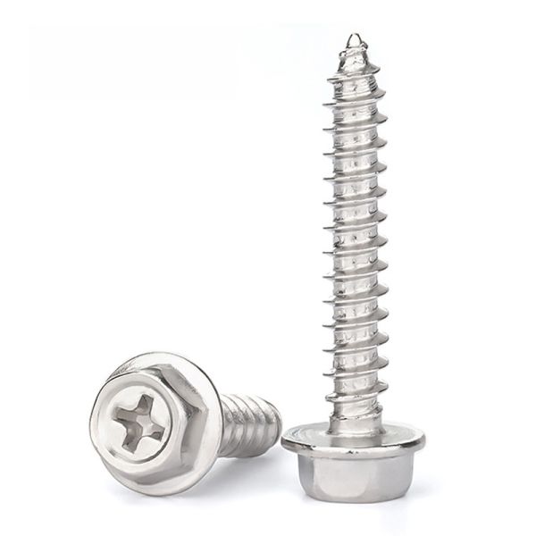 Buy cheap Blue White Hex Head Self Tappers M2 - M10 Multipurpose Screw from wholesalers