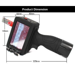 Buy cheap High Safety Level Inkjet Printer for Date Coding Needs on Handheld Plastic Metal from wholesalers