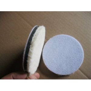 Buy cheap 150mm 180mm Wool Polishing Pad Bonnet Buffing OEM from wholesalers