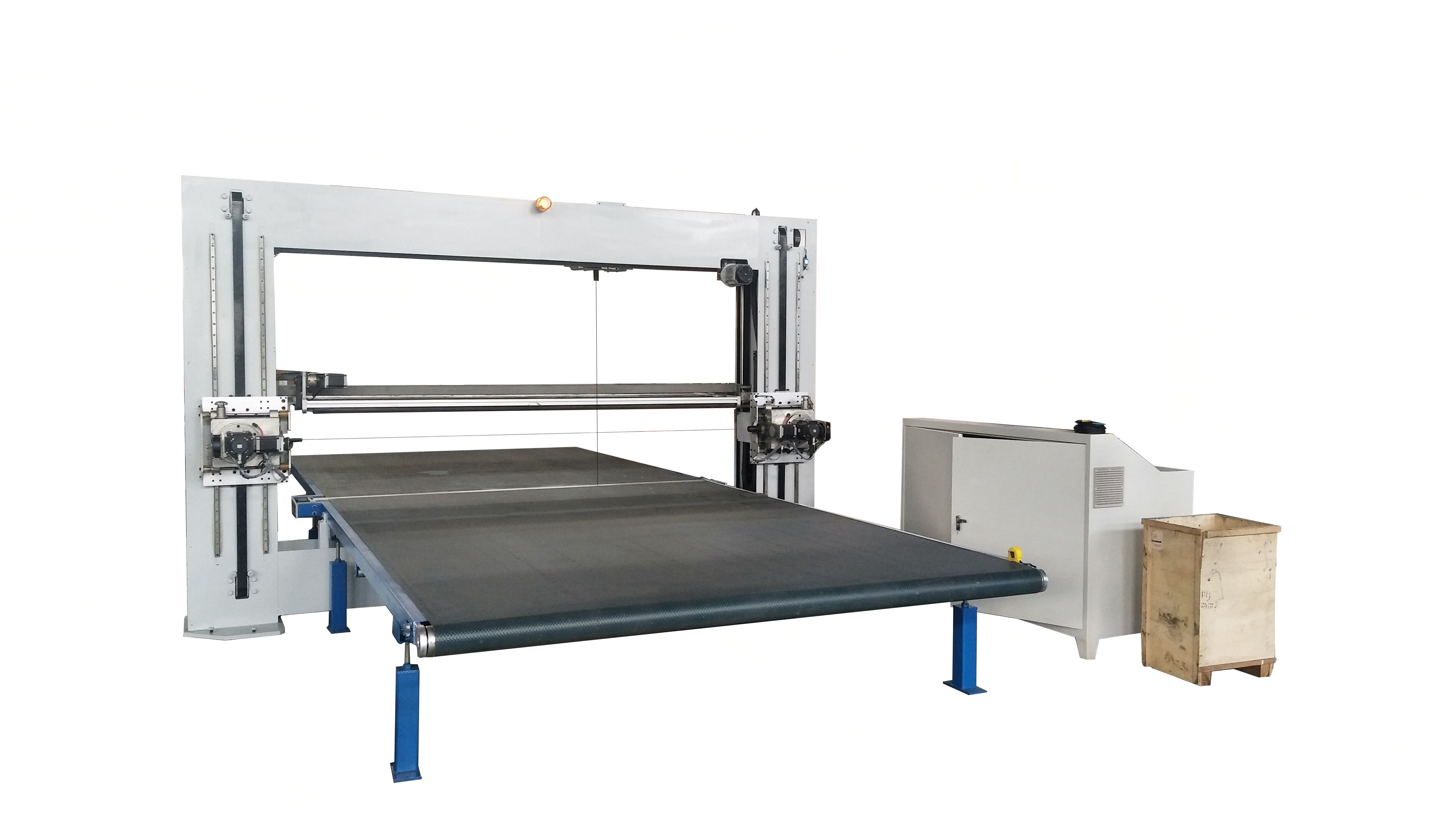 Buy cheap CNC Oscillating Dual Blade Foam Sponge Board Contour Cutting Machine from wholesalers