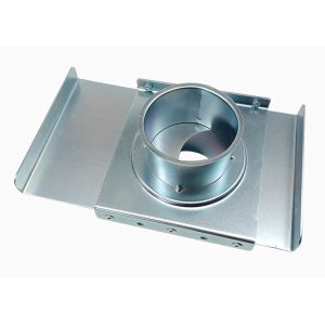 Buy cheap Manual Galvanized Dust Collection Blast Gate Carbon Steel 80 - 300mm from wholesalers