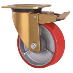 Buy cheap 4 Inch Swivel Casters With Brake Polypropylene Material 100mm from wholesalers