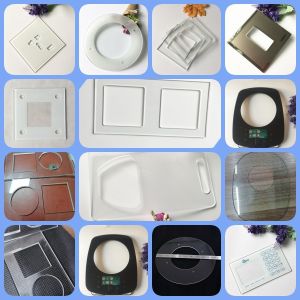 Glass Straight Edging Machine Perfectly Tempered Control Panel Laser Drilling