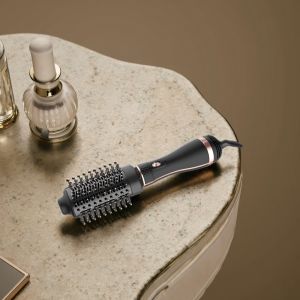 Buy cheap 1200W Titanium Blow Dryer Brush with 3 Temperature Levels and 1 Year Warranty for Frizz-Free Styling from wholesalers