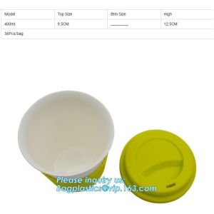 Compostable cup,PLA Biodegradable 300ml Corn Starch PLA Disposable Tea Cup New