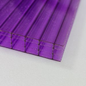 10mm 2.1m*5.8m Purple Polycarbonate Sheets Four-Layer Structure