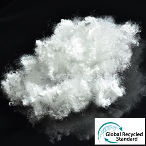 Lightweight Hollow Conjugated Siliconized Recycled Polyester Staple Fiber For