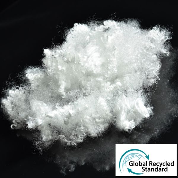 Lightweight Hollow Conjugated Siliconized Recycled Polyester Staple Fiber For