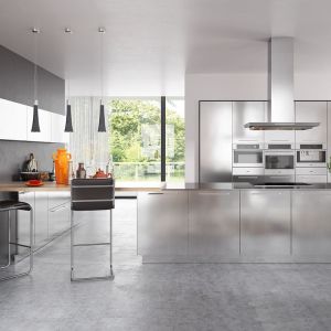 Buy cheap Simple Modern Stainless Steel Kitchen Cabinet Islands Style 2D 3D Drawing from wholesalers