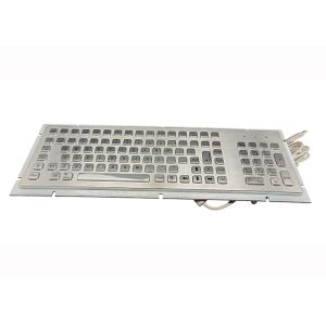 Buy cheap Panel Mount Industrial Metal Keyboard 103 Buttons with Kiosk Solution product