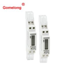 The smallest size 220V single phase din rail digital wattmeter