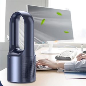 Digital Control Oscillating Bladeless Fan 135*135*330mm With Filtration