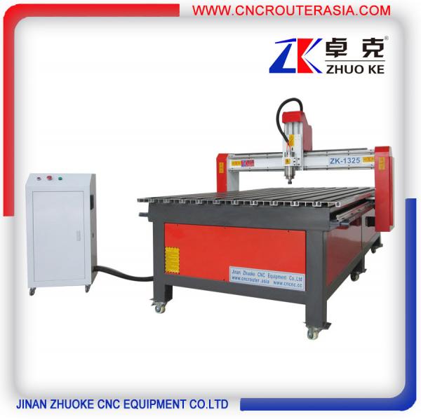 Quality Economic 4*8 feet Wood Carving CNC Router Machine with wheels on leg ZK-1325A 1300*2500mm for sale