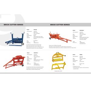 120mm Garden Machine Tools Semiautomatic Brick Cutting Machine