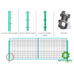 Buy cheap Engineered Galvanized Wire Fence Panels With Concise Structure Applied Crowd Control from wholesalers