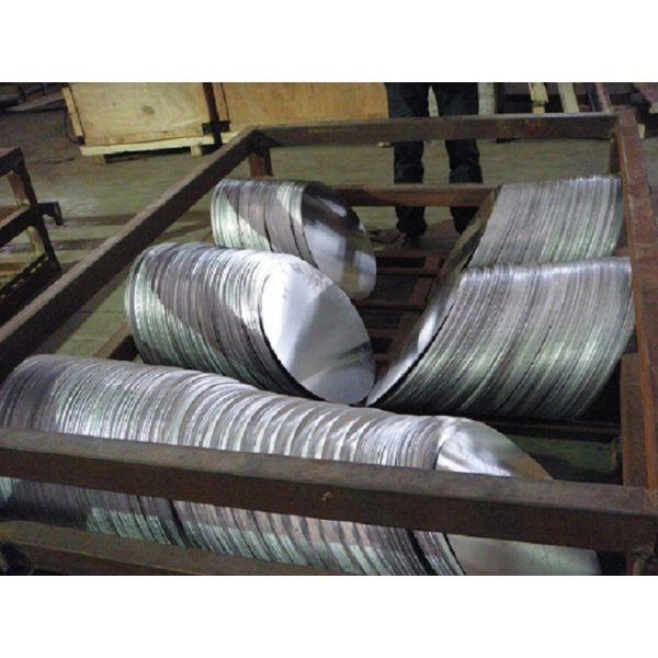 Customize Diameter Silver Aluminium Discs Circles For Making Cookware