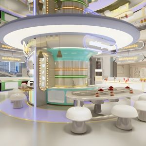 Customized Space Theme Playground Commercial Themed Indoor Playground Equipment