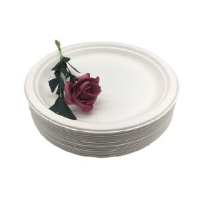 Buy cheap 9 Inch Snack 100% Natural Sugarcane Compostable Plates product