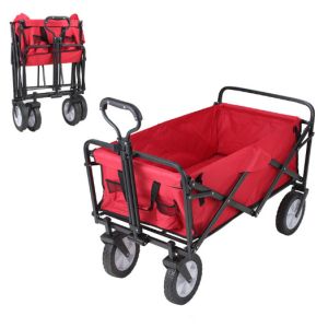 Retractable Handle Stall Folding Car For Outdoor Camping