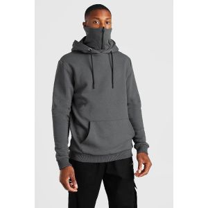Buy cheap OEM 65% Cotton Streetwear Pullover Hoodies Embroidery With Facemask from wholesalers