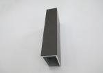 Buy cheap Thin Wall Black Anodized Aluminum Square Tubing Height 25mm Width 60mm from wholesalers
