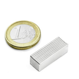 Buy cheap Sintered Neodymium N42 Block Magnets 25x10x12mm use in led light from wholesalers