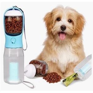 Buy cheap Dog Water Bottle for Walking, Pet Water Dispenser Feeder Container Portable with Drinking Cup Bowl Outdoor Hikin from wholesalers