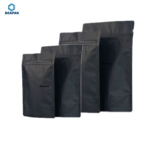 Buy cheap Matte Black Zipper Doypack Mylar Stock Packaging Bags from wholesalers