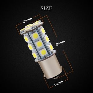 1156 BA15S 24SMD 288LM LED Tail Light Bulbs
