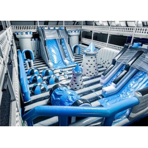 Buy cheap Customized Attraction And Big Inflatable Theme Park With Vinyl Patch from wholesalers