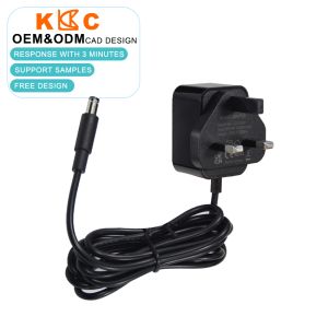 12V DC Power Adapter with UK 3-Pin Plug for CCTV, LED Lights Systems 1A 2A 3A dc