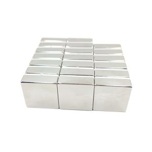 Nickel Coating Sintered Neodymium Magnet Rectangle Neodymium Magnet Multi Polar