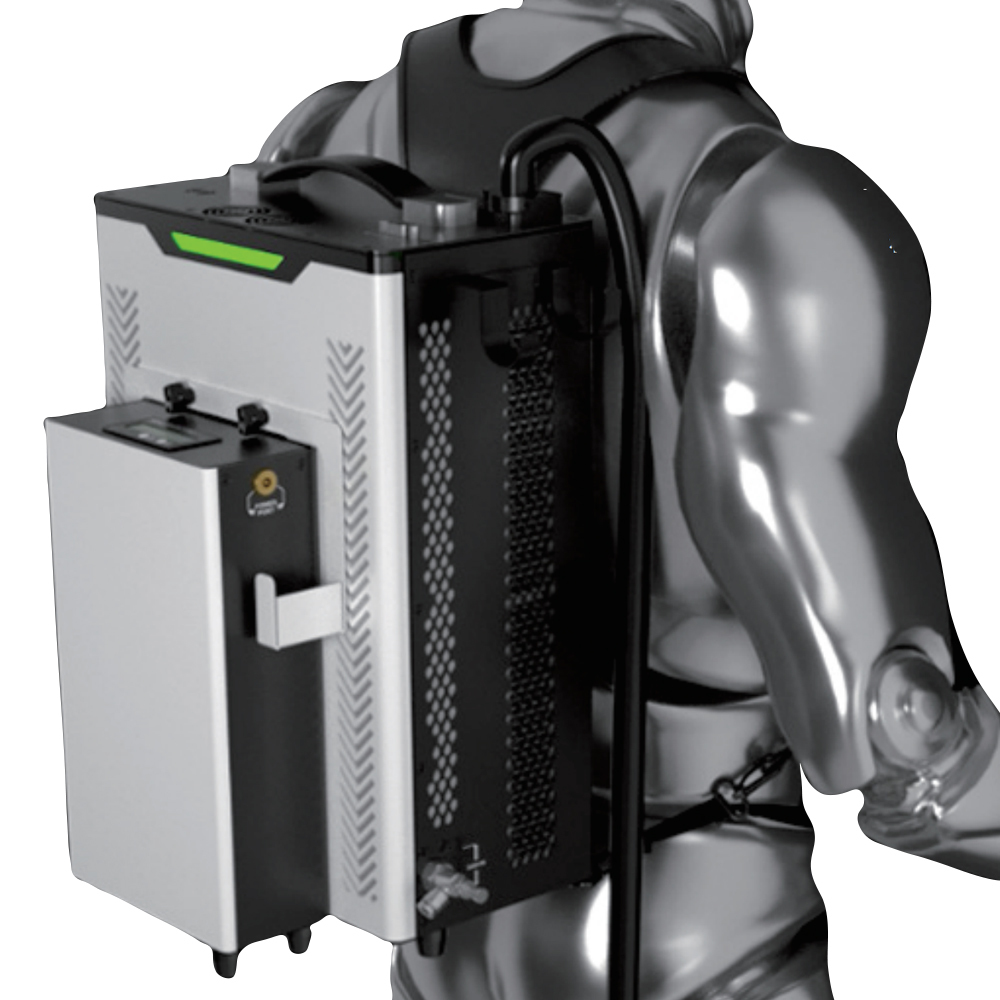 Buy cheap Backpack Pulse Fiber Laser Cleaning Machine Metal Degrease Rust Removal Equipment from wholesalers