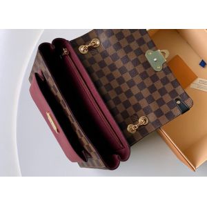 Buy cheap M40108 M40109 M401130 M40312 Damier Ebene Carvas And Soft Cowhide With Unique Design Chain Cross-Body Bag from wholesalers