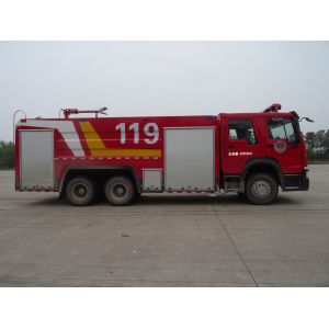 Buy cheap HOWO Heavy Emergency Fire Trucks 310HP 6x4 With 15000L Foam Tank from wholesalers
