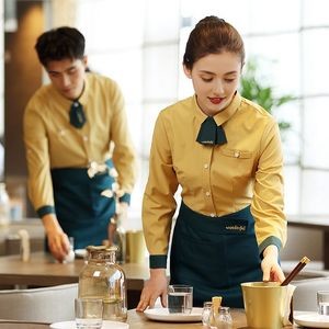 Buy cheap 2025 Casual Restaurant Uniform Long Sleeve – Breathable Polyester, Custom Logo – product