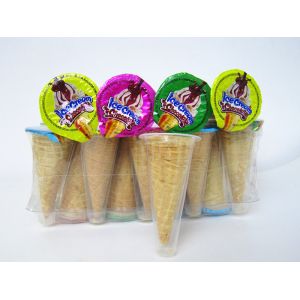 Buy cheap Chocolate Jam With Biscuit Crispy Ice Cream Cone from wholesalers