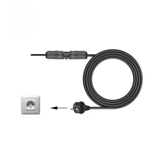 Buy cheap 5m Europe Type Schuko Plug Power Cord with AC230V Rated Voltage and Better iBC 01 Female Connector for Microinverter Balcony PV Solar System from wholesalers