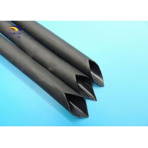 Flame-retardant heavy wall polyolefin heat shrinable tube with / without