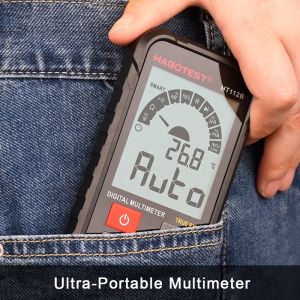 6000uA Handheld Digital Multimeter , 6V Smart Digital Multimeter