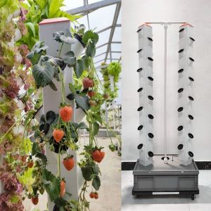 China Perfect Vertical Column Hydroponic Aeroponic Planting System Aeroponic Growtower on sale
