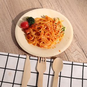 Buy cheap Wooden Bio Disposable Plates Recyclable Party Plates For Camping 165x15mm from wholesalers