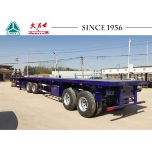 Buy cheap 20FT / 40FT 2 Axle Interlink Flatbed Trailer Side Wall Trailer from wholesalers