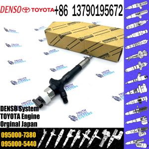 common rail fuel injector 23670-30240 095000-7380 fuel injector For Toyota 2KD