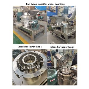 Teff Flour Powder Making Machine Air Classifier Mill Powder pulverizer set Teff